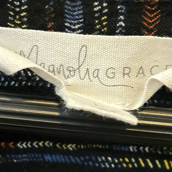 Magnolia Grace Asymmetrical Hem Long Sleeve Women Size L Viscose - Picture 5 of 6